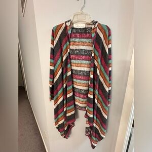 Vintage Havana Colorful Striped Cardigan
